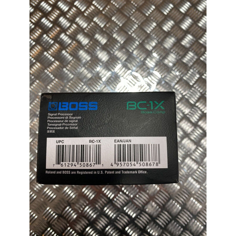 Boss BC 1X Multi-Band Bass Compressor - Metal Body/Metallic Green