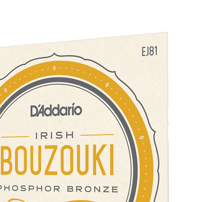 Bouzouki Strings Irish Tuning, Phosphor Bronze, 11-40 Gauge By D'Addario EJ81