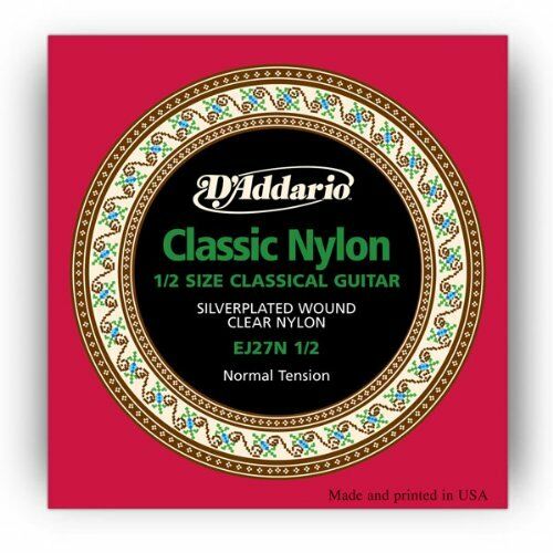 D Addario EJ27N 1 2 Student Classic Normal Tension 1 2 Scale Classical Strings