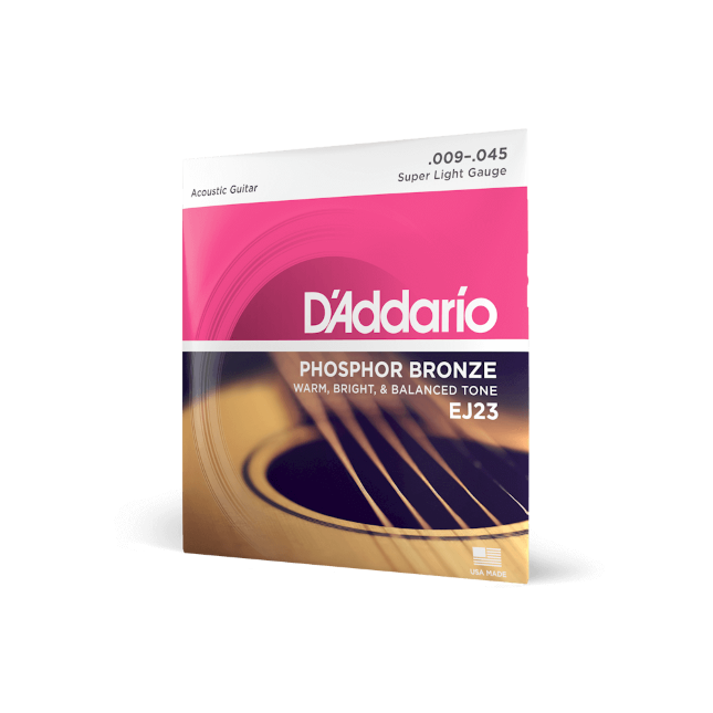 D Addario EJ23. Phosphor Bronze Super Light Acoustic Guitar