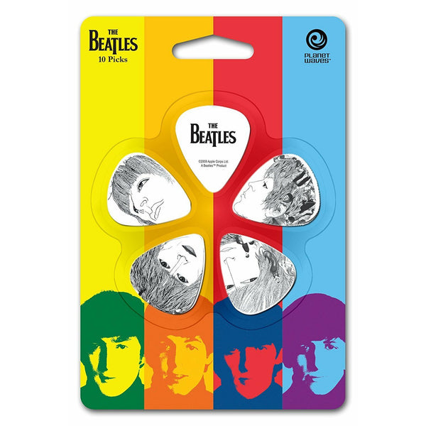 D'Addario Beatles Revolver Picks Medium Gauge Pack of 10