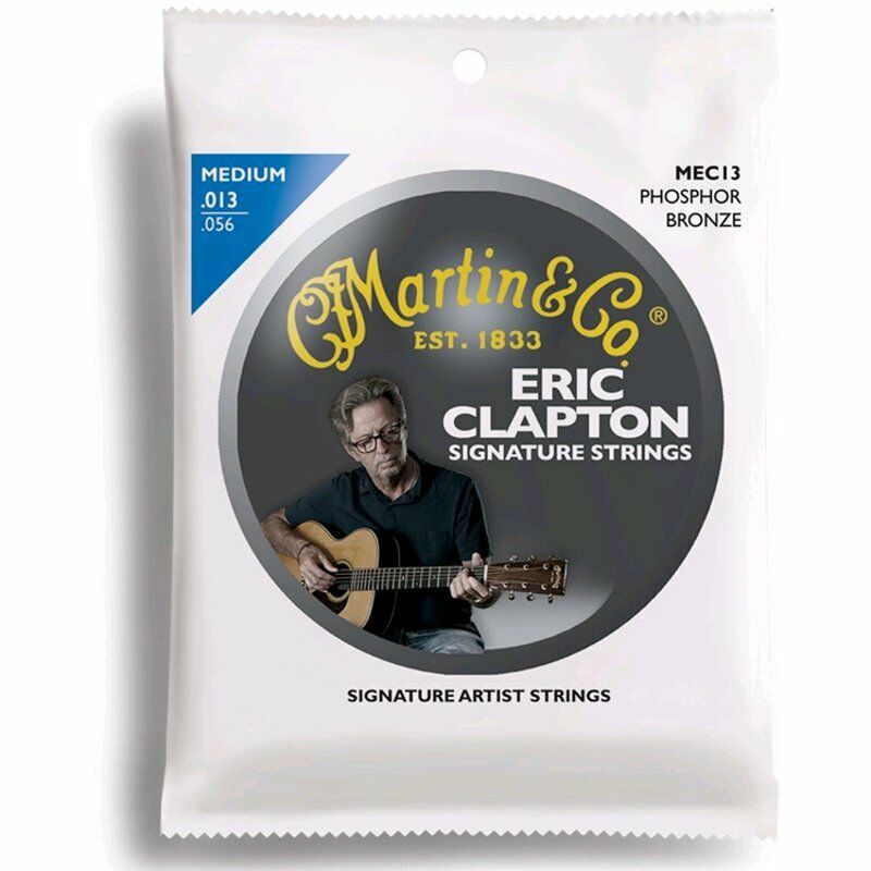 Martin MEC13 Eric Clapton s Choice Acoustic Guitar Strings Phosphor Bronze Med