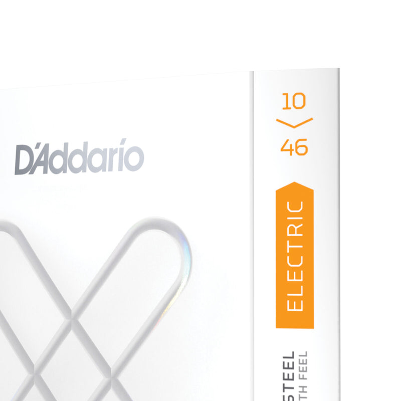 D'Addario XS Nickel Coated Electric Guitar Strings, XSE1046,10-46, Regular Light