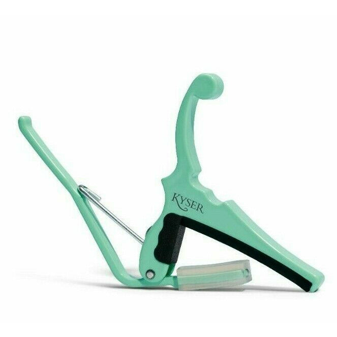 Electric Guitar Capo By Fender/Kyser, 'Quick Change' , Surf Green KGEFSGA