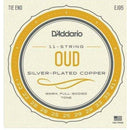D'Addario EJ95 Oud Strings, Silver Wound on Nylon. Tuning: DDAAEEBBF#F#C#