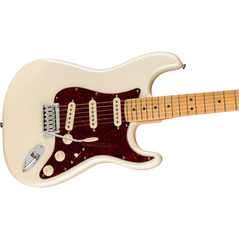 Fender Player Plus Stratocaster, Maple Board, Olympic Pearl,  Model:- 0147312323