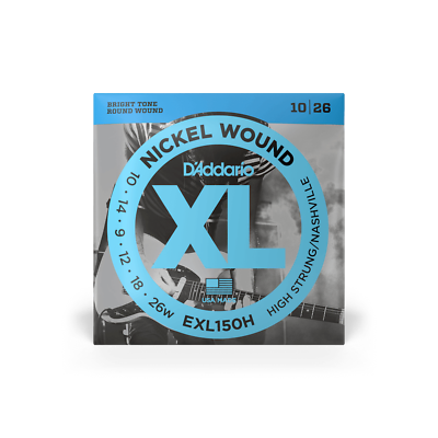 Nashville Tuning Electric Strings By D'Addario. EXL150H 10-26, Nickel Wound,