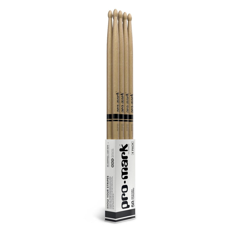 Drum Sticks Value Pack, Promark TX5AW-4P '4 Pack' Classic 5A