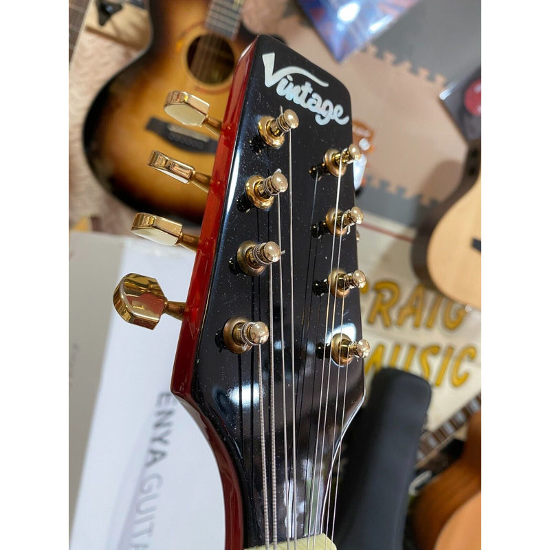 Vintage Electro Acoustic Mandolin, 'A' Style With Fitted Ebony Piezo Bridge.