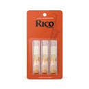 Rico Alto Sax Reeds Strength 1.5, 'Three Pack' p/n:-  RJA0315