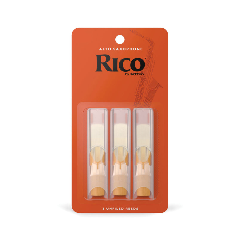 Rico Alto Sax Reeds Strength 1.5, 'Three Pack' p/n:-  RJA0315