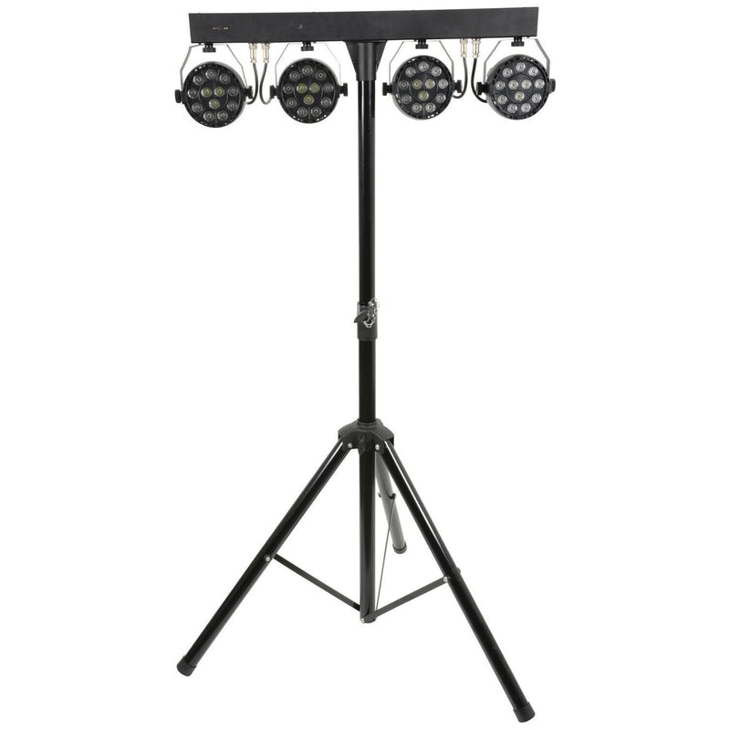 LED Stage Lighting, QTX LED PAR Bar System + Stand+ Remote Control p/n:-151.556