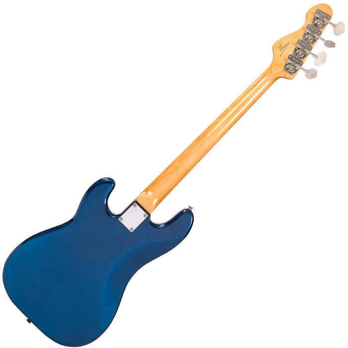 Vintage V4 ReIssued Bass Guitar - Bay View Blue. SKU: V4BBL