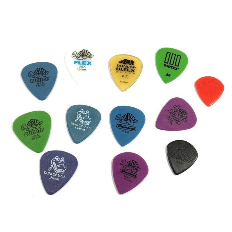 'Electric' Guitar Pick Variety 12 Pack By Dunlop. P/N:- PVP113