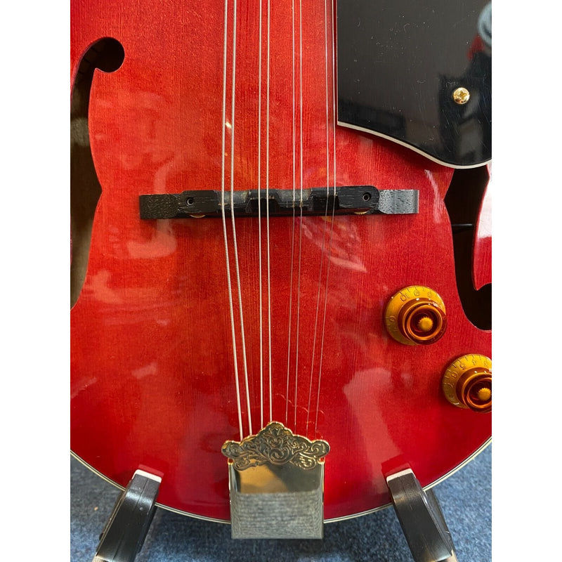 Vintage Electro Acoustic Mandolin, 'A' Style With Fitted Ebony Piezo Bridge.