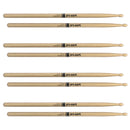 Drum Sticks Value Pack Promark TX5BW '4 PACK' Hickory 5B Wood Tip