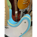 Electric Guitars By Chord, CAL62M Deluxe, Surf Blue Finish, Maple Fretboard