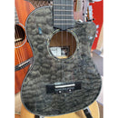 Tanglewood Tiare Tenor Electro Ukulele TWT28-E 2022 - Obsidian Black Gloss, Quilted Maple