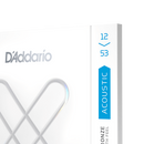 Acoustic Guitar Strings, D'Addario XS, Light, 12-53. P/N XSAPB1253