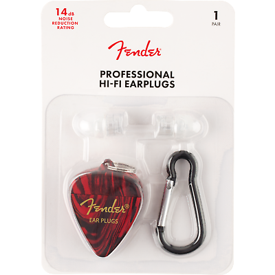 Fender Professional Hi-Fi Ear Plugs. Excellent Quality. P/N 0990544000