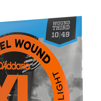Jazz Strings With Wound 3rd String, D'addario EJ20 Nickel, 10-49 Extra Light
