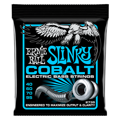 Ernie Ball 2735 Extra Slinky Cobalt Bass Guitar Strings 40-95