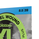 3 x D'addario EXL130+ Nickel Wound, Extra-Super Light Plus, 8.5-39. 3 Sets.