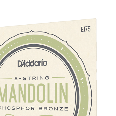 Mandolin Strings 3 x Sets, D'Addario EJ75 Phosphor Bronze, 8 Strings, Loop End