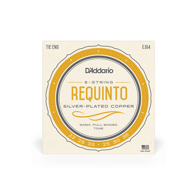 Requinto Strings By D'Addario EJ94 .Gauges.022, .028, .033, .025, .030, .036