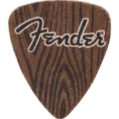 Fender Ukulele Picks (3) Wood Grain P/N 1980351400