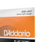 Flat Top Extra Light  Acoustic Guitar Strings, D'Addario EFT15,  (.010-.047)