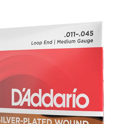 Gypsy Jazz, Loop End Guitar Strings By D'Addario EJ84M Light, 11-45 Medium