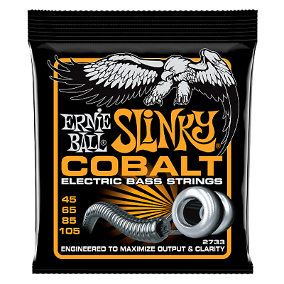 Ernie Ball 2733 Hybrid Slinky Cobalt Bass Guitar Strings 45-105