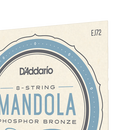 Mandola Strings, Phosphor Bronze Wound Loop End, 8 String Set, D'Addario EJ72