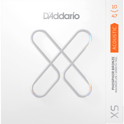 Acoustic Guitar Strings, D'Addario XS,  Extra Light, 10-47. P/N XSAPB1047