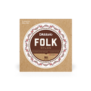 Folk Nylon Strings By D'Addario EJ32C. Ball Ended, Simple Restring. Silver Wound