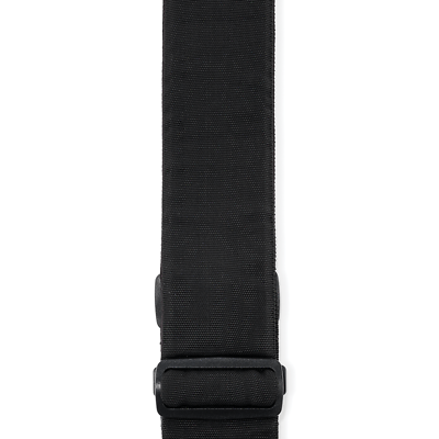 Guitar Strap Padded For Extra Support, 3" Wide, Black Nylon, D'Addario P/N74T000