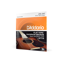 Flat Top Extra Light  Acoustic Guitar Strings, D'Addario EFT15,  (.010-.047)