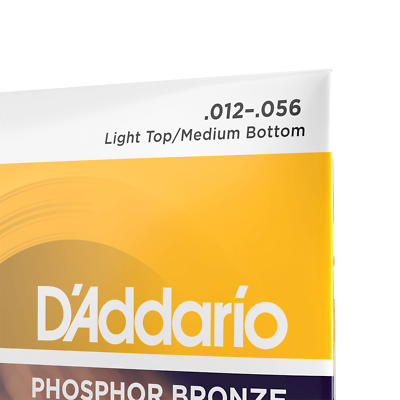 D'Addario EJ19 Phosphor Bronze (.012-.056) Bluegrass Acoustic Guitar Strings