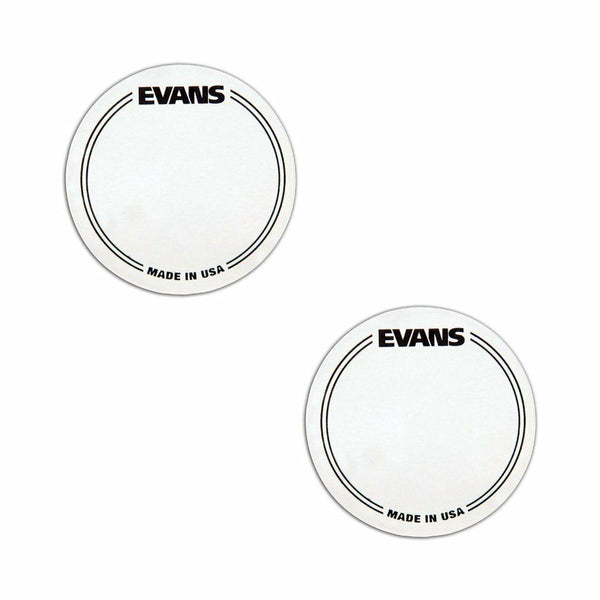 Evans EQPC1 Double Pedal Patch - Clear Plastic. Pack Of 2.