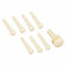 D'Addario Plastic Bridge Pins with End Pin Set Ivory - PWPS11