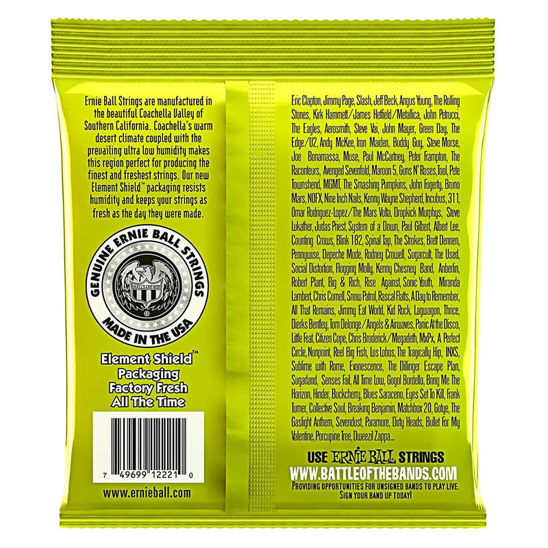 2 x Ernie Ball 'Regular Slinky' Electric Guitar Strings Gauge 10-46. p/n 2221