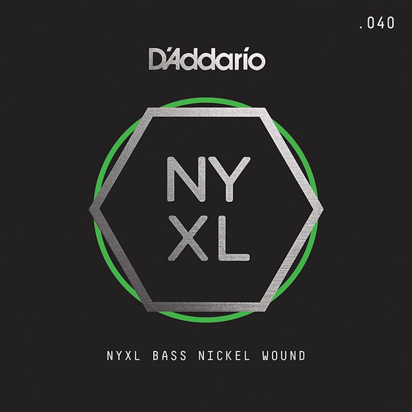 D'addario NYXLB040 Nickel Wound Single Bass Guitar String