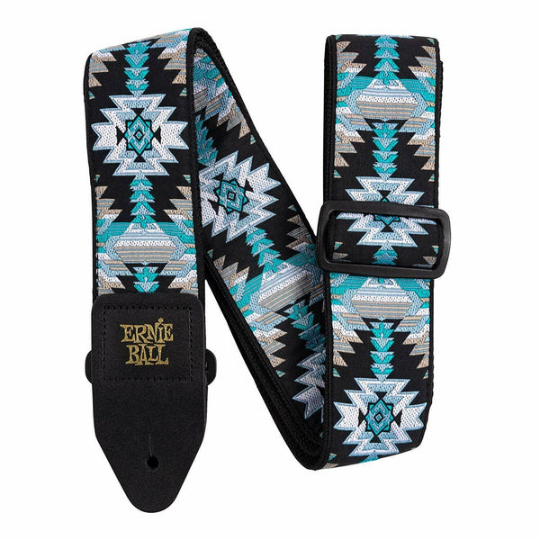 Ernie Ball Albuquerque Blue Jacquard Guitar Strap (P04609)