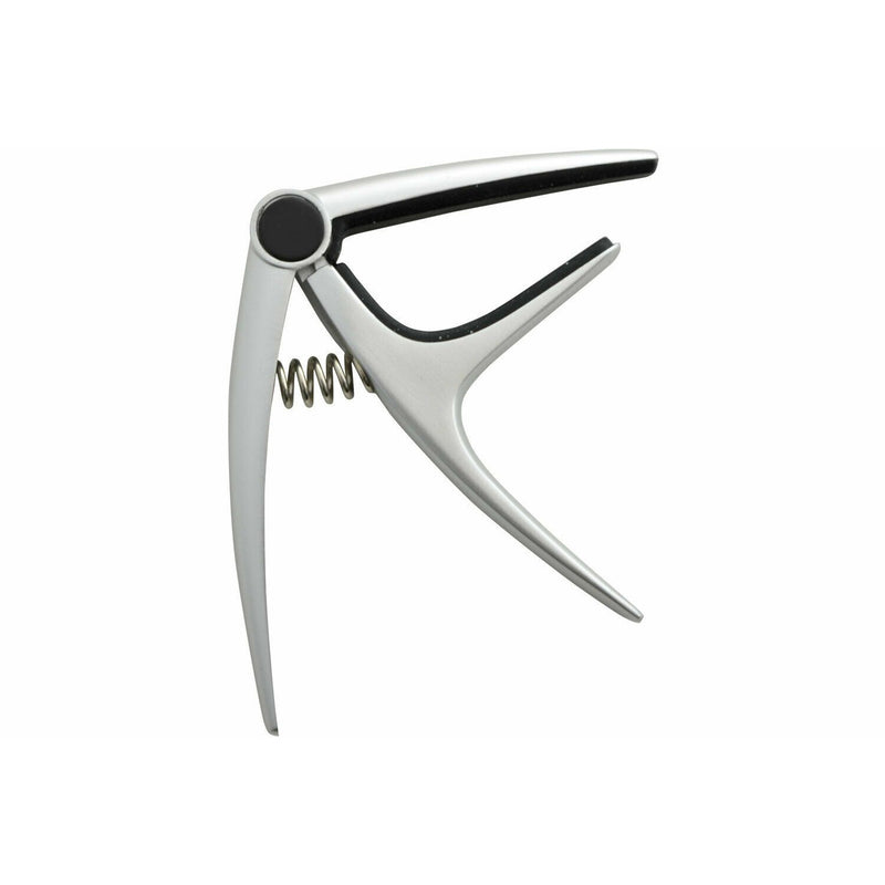 Ukulele Capo By Chord, Spring Operated , Silver Finish  p/n 173.212