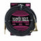 Ernie Ball 25' Braided Straight / Angle Instrument Cable Black P06058