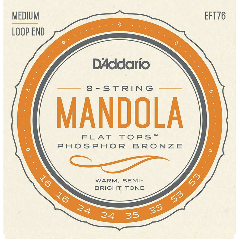 D'Addario EFT76 Flat Top Mandola 16-53 Medium