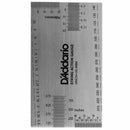String Height Gauge By D'Addario, P/N PW-SHG-01. Action Checker For Guitars