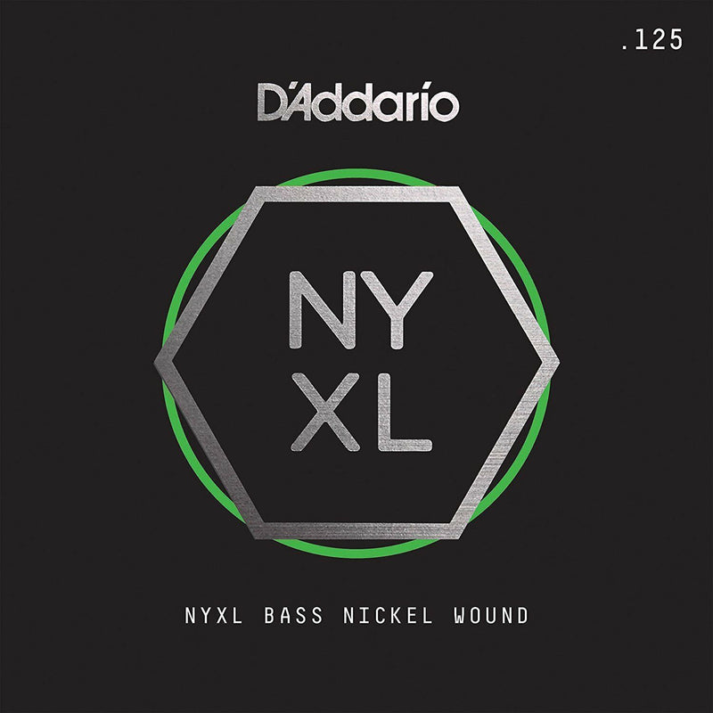 D'addario NYXLB125 Nickel Wound Single Bass Guitar String