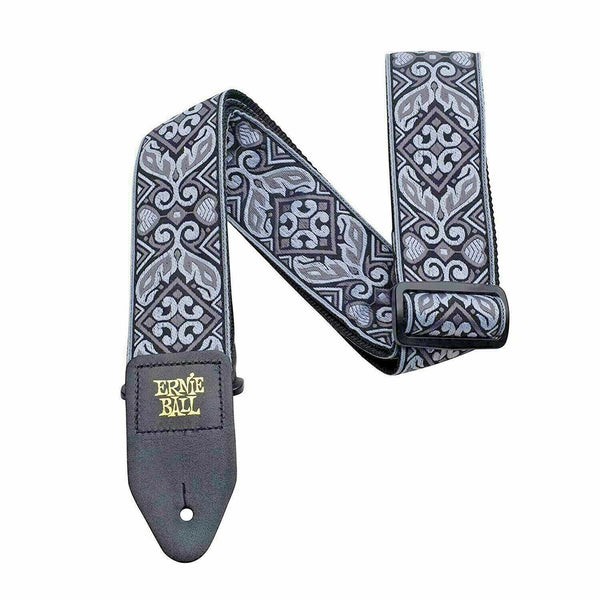 Ernie Ball Tribal Silver/White Jacquard Guitar Strap P04166